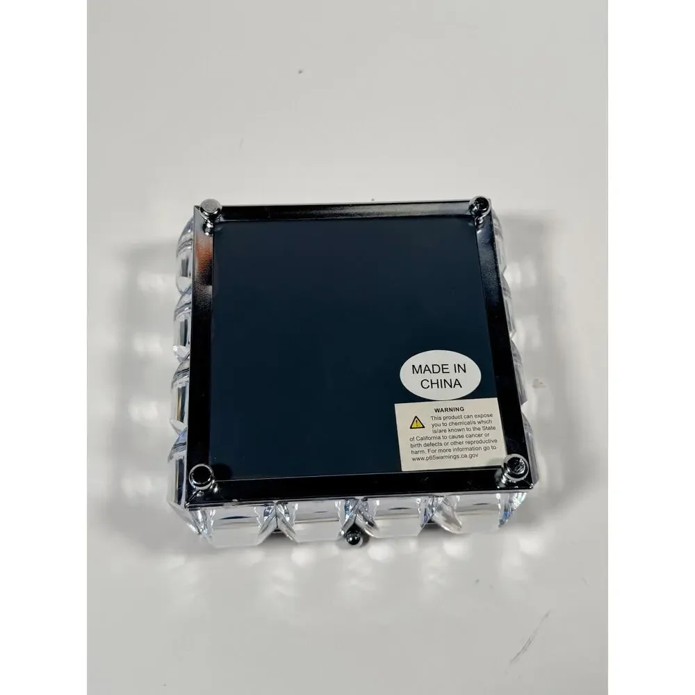 Crystal / Mirrored Jewelry Box — Ring Holder + Storage